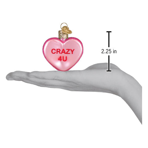 Conversation Hearts Ornaments Set