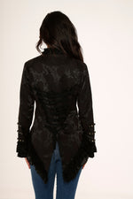 Black Victorian Tailed Jacket