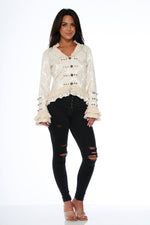 Off-White Victorian Tailed Jacket