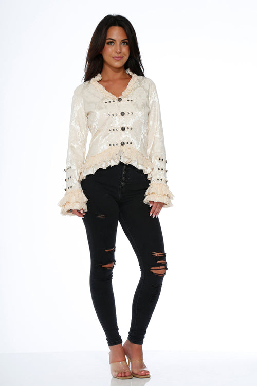 Off-White Victorian Tailed Jacket
