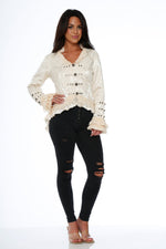 Off-White Victorian Tailed Jacket