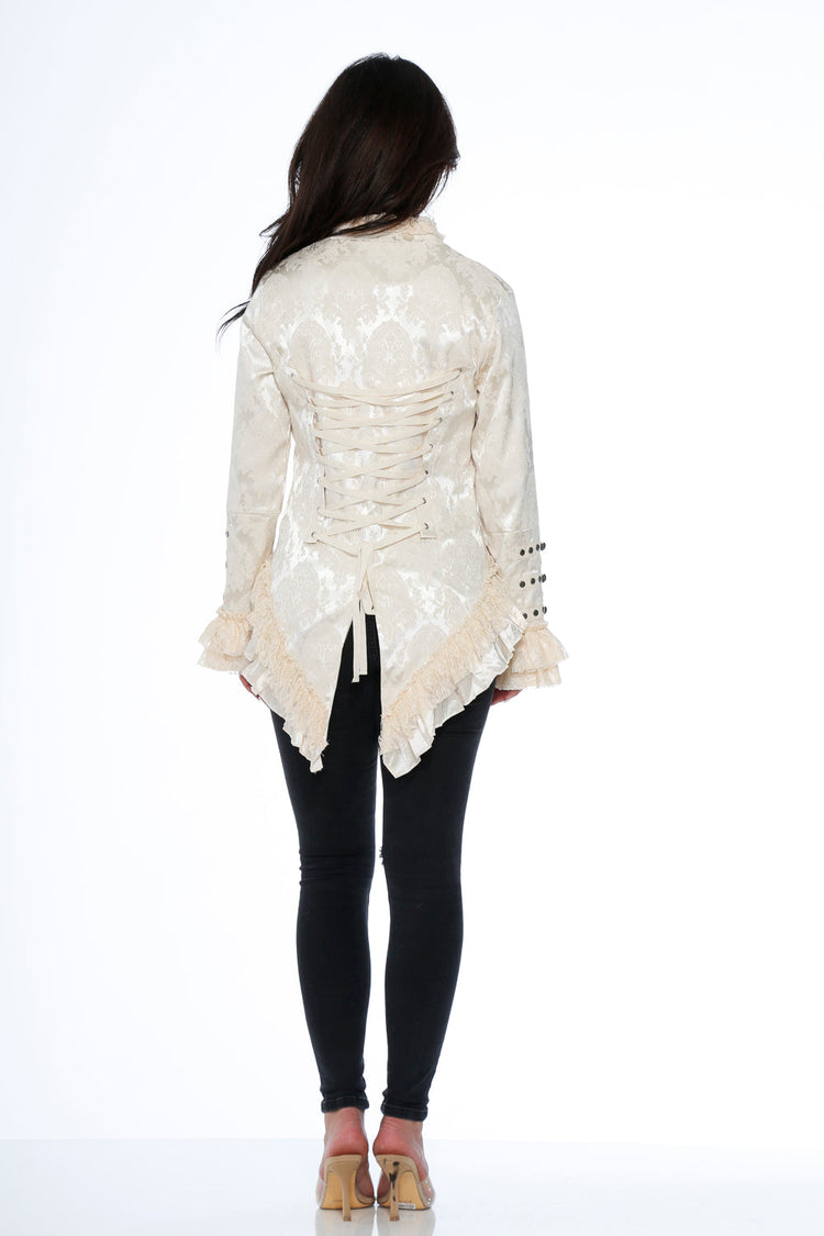 Off-White Victorian Tailed Jacket