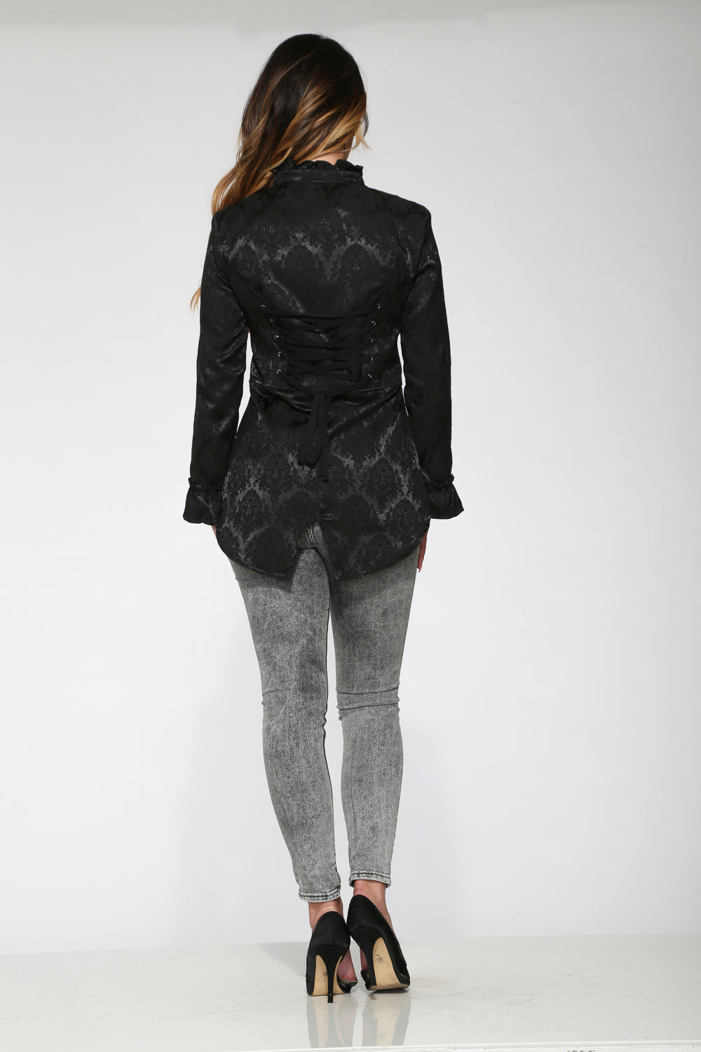 Black Brocade Jacket