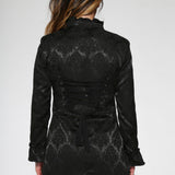 Black Brocade Jacket