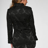 Black Brocade Jacket