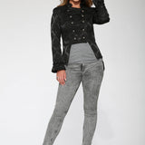 Black Brocade Jacket
