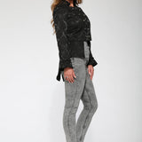 Black Brocade Jacket