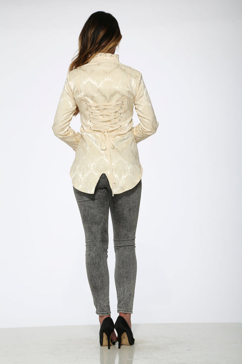 Off-White Brocade Jacket