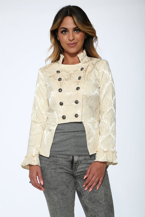 Off-White Brocade Jacket