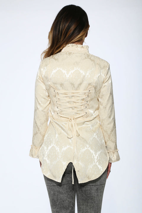Off-White Brocade Jacket
