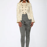 Off-White Brocade Jacket