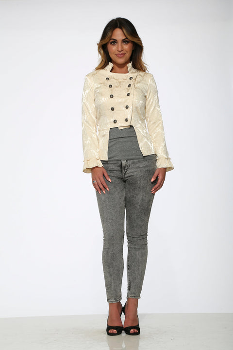 Off-White Brocade Jacket