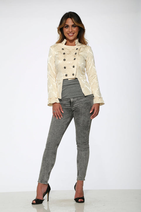 Off-White Brocade Jacket