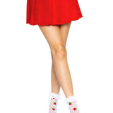 Strawberry Ruffle Anklets