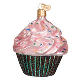 Pink Chocolate Cupcake Ornament