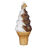 Chocolate Swirl Soft Serve Ornament