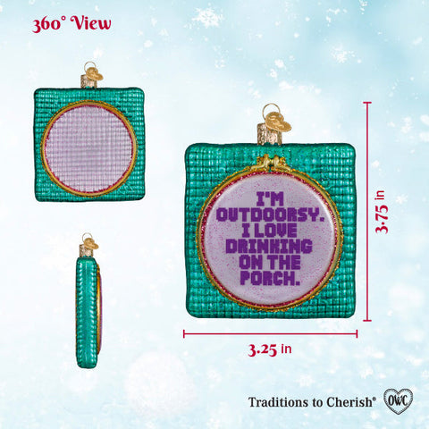 I'm Outdoorsy Ornament