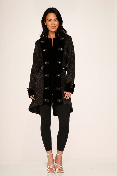 Black Pirate Women's Coat