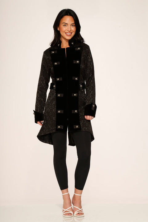 Black Pirate Women's Coat