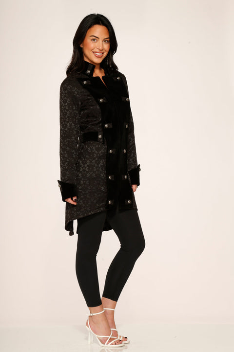 Black Pirate Women's Coat