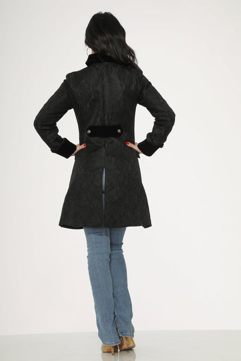 Black Pirate Women's Coat