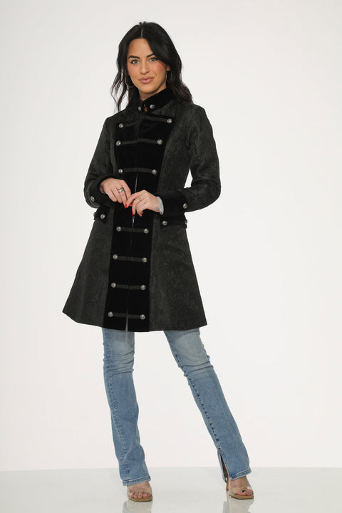 Black Pirate Women's Coat