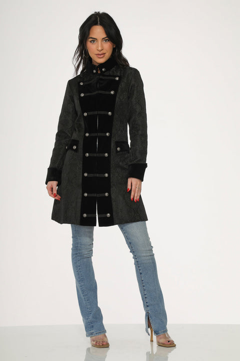 Black Pirate Women's Coat