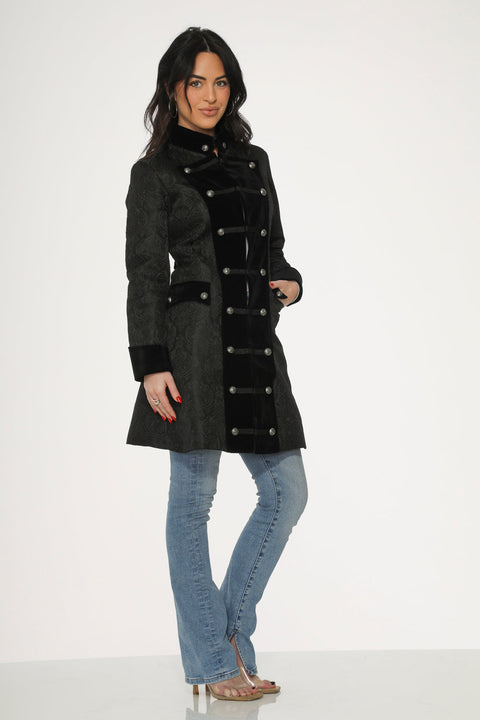 Black Pirate Women's Coat