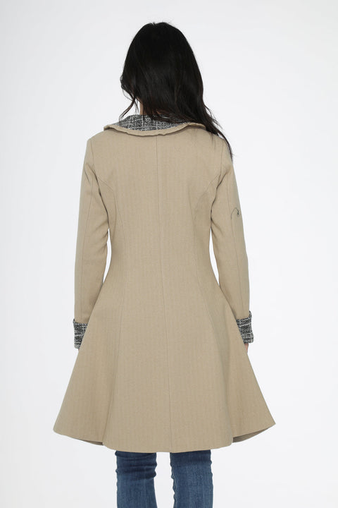Camel Swing Coat