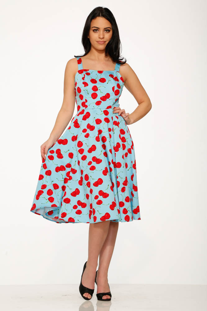 3466 Martina Cherry Swing Dress