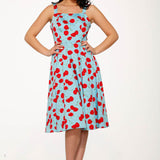Martina Cherry Swing Dress