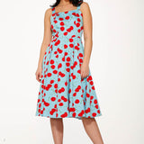 Martina Cherry Swing Dress