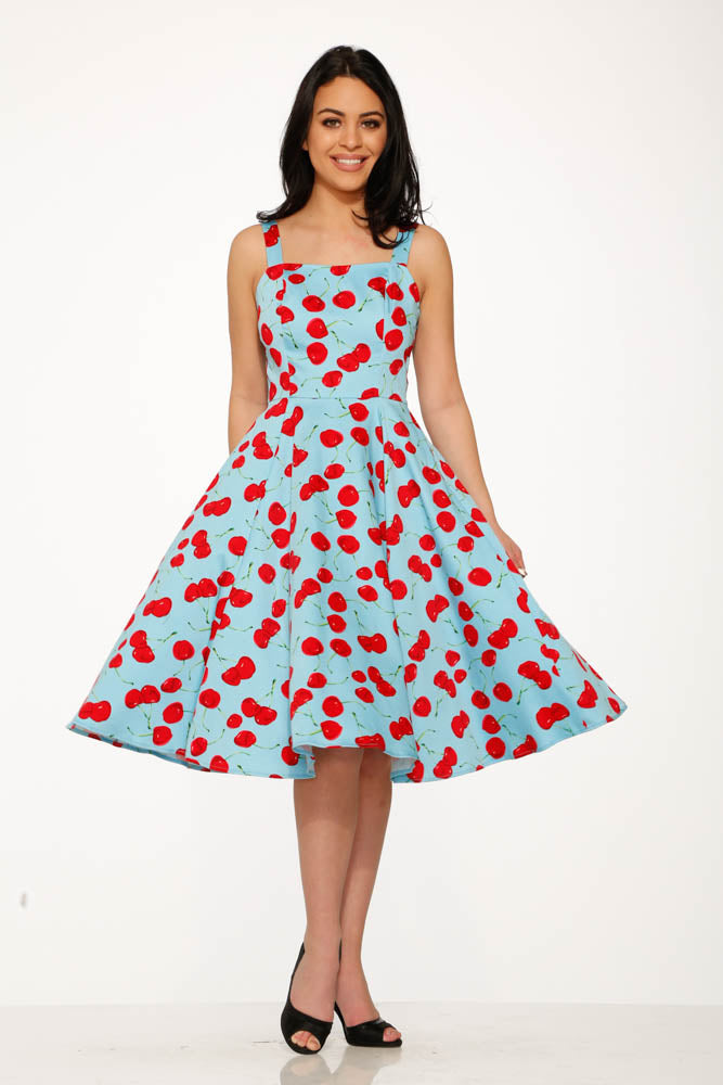 3466 Martina Cherry Swing Dress