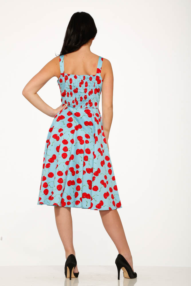 Martina Cherry Swing Dress