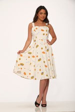 3466 OffWhite Pie Swing Dress