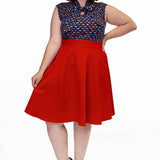Charlotte Nova Skirt in Red