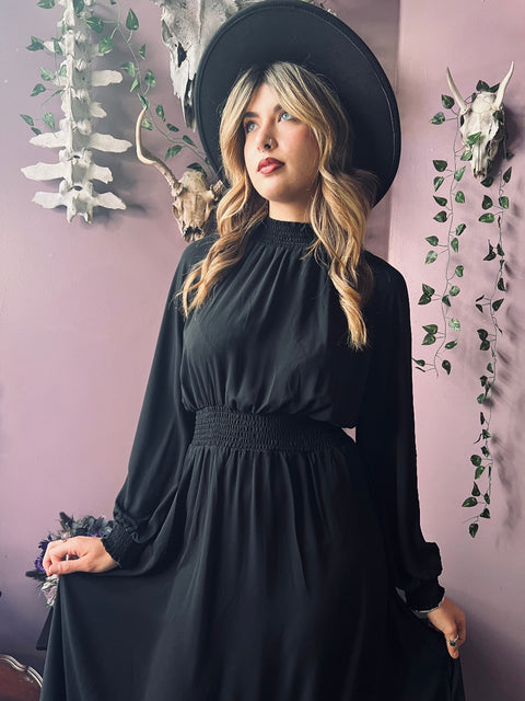 Dorothea - Classic Boho Shirred Witch Dress