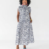 The Vesey Dress in Charleston Toile