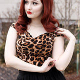 Isabel Top in Leopard