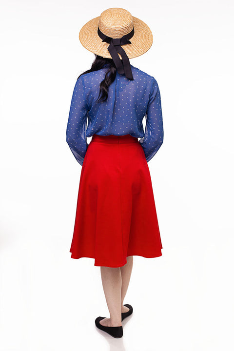 Charlotte Nova Skirt in Red