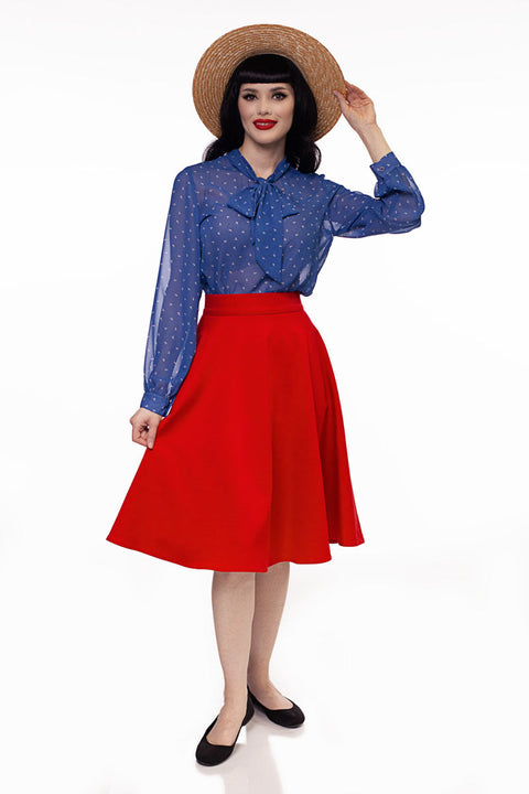 Charlotte Nova Skirt in Red