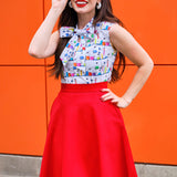 Charlotte Nova Skirt in Red