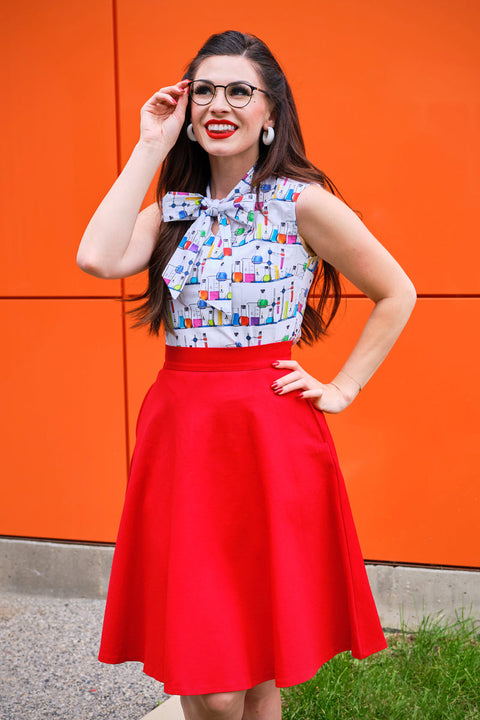 Charlotte Nova Skirt in Red
