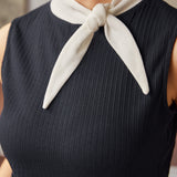 Rydell High Revisited Sleeveless Tie-Neck Top (Final Sale)