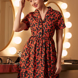 Cause a Little Trouble Fit & Flare Dress