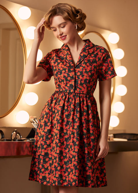 Cause a Little Trouble Fit & Flare Dress