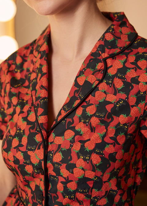 Cause a Little Trouble Fit & Flare Dress