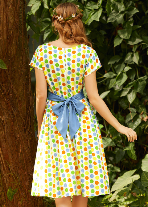 Confetti Daydream Fit & Flare Dress