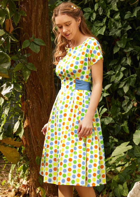 Confetti Daydream Fit & Flare Dress