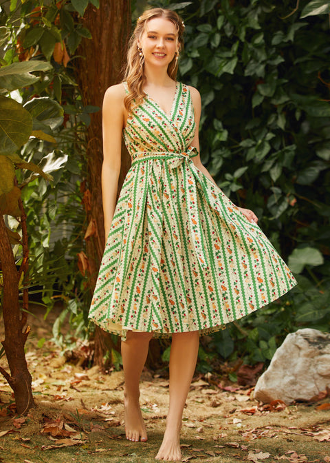 Instant Energy Faux Wrap Dress